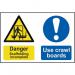 Danger Scaffolding Incompleteuse Crawl Boards - Pp (600 X 400 Mm) 422858
