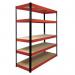 RB BOSS Boltless steel shelving - 250kg per shelf 422867