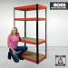 RB BOSS Boltless steel shelving - 300kg per shelf 422868