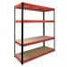 RB BOSS Boltless steel shelving - 300kg per shelf 422869