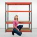 RB BOSS Boltless steel shelving - 500kg per shelf 422871