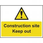 Construction Site Keepout - 1.2 mm Recyclable Pp (600 X 450 Mm) 422873