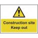Construction Sitekeep Out - Sav (600 X 450 Mm) 422874