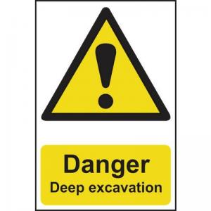Danger Deep Excavation - Sapp 200 X 300mm 422877