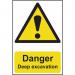 Danger Deep Excavations- 1.2 mm Recyclable Pp (200 X 300 Mm) 422880
