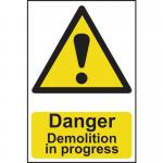 Danger Demolition Inprogress - Sapp (200 X 300 Mm) 422882