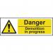 Danger Demolition Inprogress - 1.2 mm Recyclable Pp (600 X 200 Mm) 422884