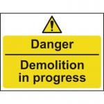 Danger Demolition Inprogress - Sav (600 X 450 Mm) 422886