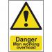 Danger Men Workingoverhead - Sapp (200 X 300 Mm) 422899