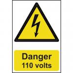 Danger 110 Volts- Sapp (200 X 300 Mm) 422927