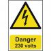 Danger 230 Volts- Sapp (200 X 300 Mm) 422933