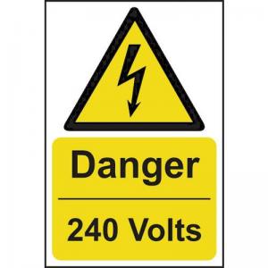 Danger 240 Volts - Sav 200 X 300mm 422951