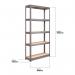 RB BOSS Galvanised botless shelving with MDF shelves - 250kg per shelf 422954