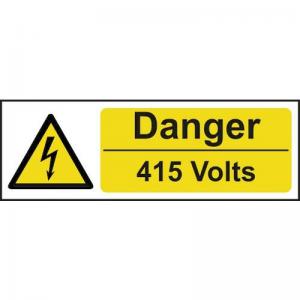 Danger 415 Volts - Sav 300 X 100mm 422981