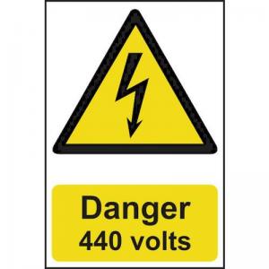 Danger 440 Volts - Sapp 200 X 300mm 422984