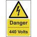 Danger 440 Volts- Sav (200 X 300 Mm) 422991