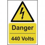 Danger 440 Volts- Sav (400 X 600 Mm) 422993