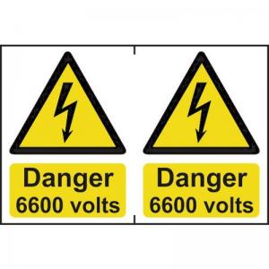 Danger 6600 Volts - Sapp 300 X 200mm 422997