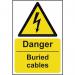 Danger Buried Cables- 1.2 mm Recyclable Pp (200 X 300 Mm) 422999
