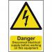 Danger Disconnect Electrical Supplybefore Working on This Equipment - Sapp (200 X 300 Mm) 423005