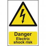 Danger Electric Shockrisk - Sapp (200 X 300 Mm) 423016