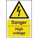 Danger High Voltage- 1.2 mm Recyclable Pp (200 X 300 Mm) 423028