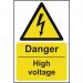Danger High Voltage- 1.2 mm Recyclable Pp (200 X 300 Mm) 423028