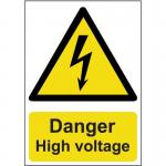 Danger High Voltage 1.2 mm Recyclable Pp (297 mm X 420 Mm) 423035