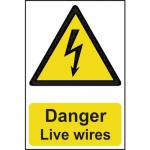 Danger Live Wires- Sapp (200 X 300 Mm) 423047