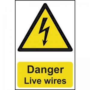 Danger Live Wires - Sapp 200 X 300mm 423047