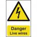 Danger Live Wires- Sapp (200 X 300 Mm) 423047