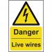 Danger Live Wires- 1.2 mm Recyclable Pp (400 X 600 Mm) 423051