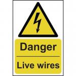 Danger Live Wires- Sav (200 X 300 Mm) 423053