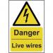 Danger Live Wires- Sav (400 X 600 Mm) 423055