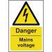 Danger Mains Voltage- Sav (200 X 300 Mm) 423061