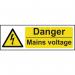 Danger Mains Voltage- Sav (600 X 200 Mm) 423064