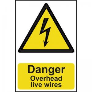 Danger Overhead Live Wires - Sapp 200 X 300mm 423070