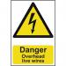 Danger Overhead Livewires - Sapp (200 X 300 Mm) 423070