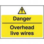 Danger Overhead Livewires - 1.2 mm Recyclable Pp (600 X 450 Mm) 423071