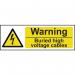 Warning Buried High Voltagecables - 1.2 mm Recyclable Pp (600 X 200 Mm) 423077