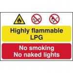 Highly Flammable Lpg No Smokingor Naked Lights - Pp (600 X 400 Mm) 423082