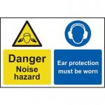Caution Noise Hazard Ear Protectionmust Be Worn - Sapp (200 X 300 Mm) 423090