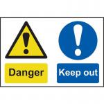 Danger Keep Out- Pp (600 X 400 Mm) 423098