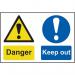 Danger Keep Out- Pp (600 X 400 Mm) 423098