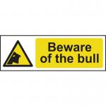 Beware of The Bull- 1.2 mm Recyclable Pp (300 X 100 Mm) 423110