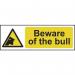 Beware of The Bull- Sav (300 X 100 Mm) 423111
