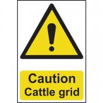 Caution Cattle Grid- Corex (200 X 300 Mm) 423125