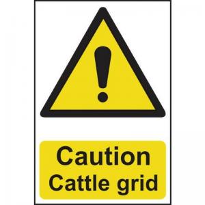 Caution Cattle Grid - Corex 200 X 300mm 423125