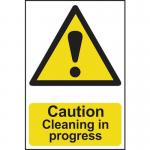 Caution Cleaning Inprogress - Sapp (200 X 300 Mm) 423127