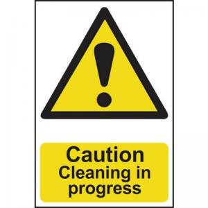 Caution Cleaning In Progress - Sapp 200 X 300mm 423127